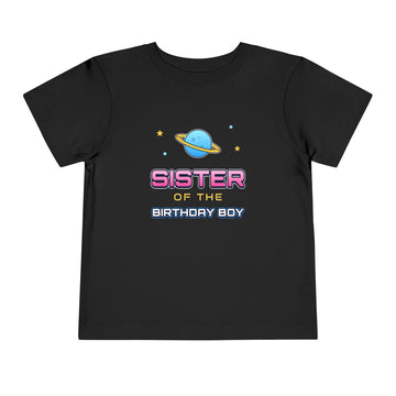 Sister of the Birthday Boy Space Tee – Toddler
