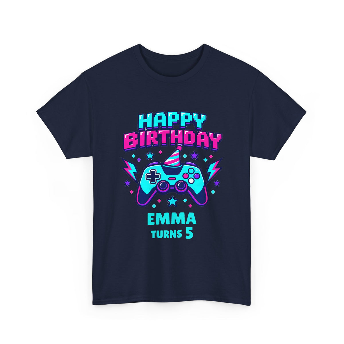 Personalized Gamer Level Up Birthday Shirt – Add Name & Age