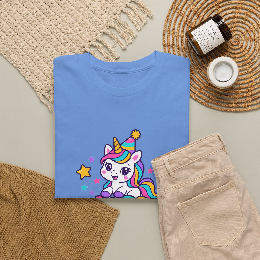 Personalized Rainbow Unicorn Birthday Shirt – Add Name & Age