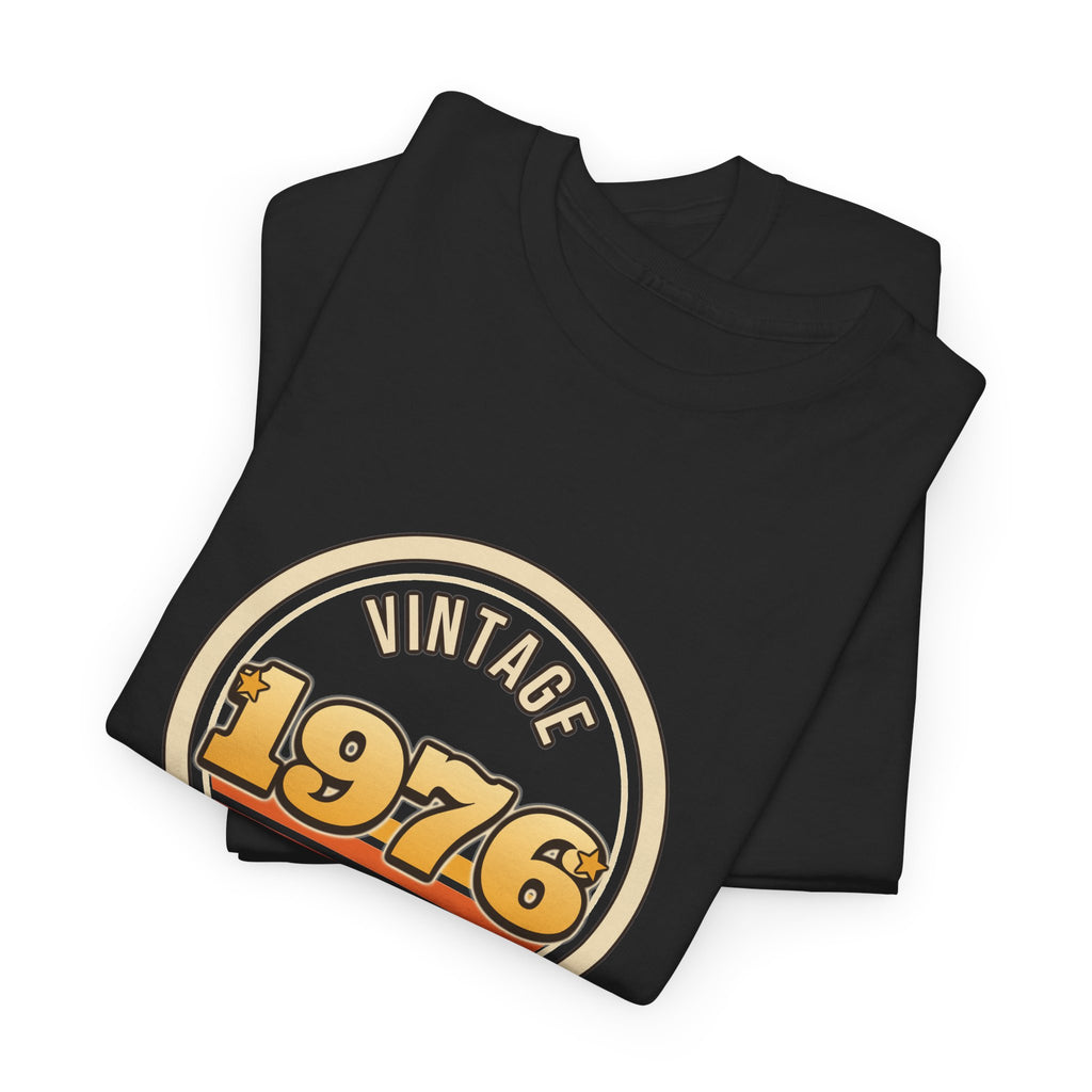 Vintage 1976 Aged to Perfection 50th Birthday shirt – Gildan tee by Happywear