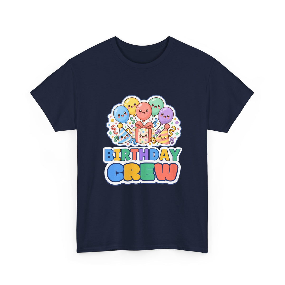 Birthday Crew Balloons birthday shirt – Gildan tee by Happywear