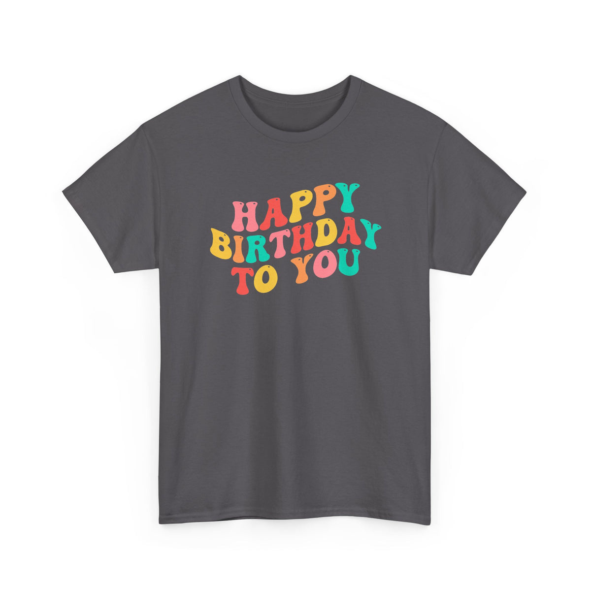 Retro Happy Birthday To You birthday shirt – Gildan tee by Happywear