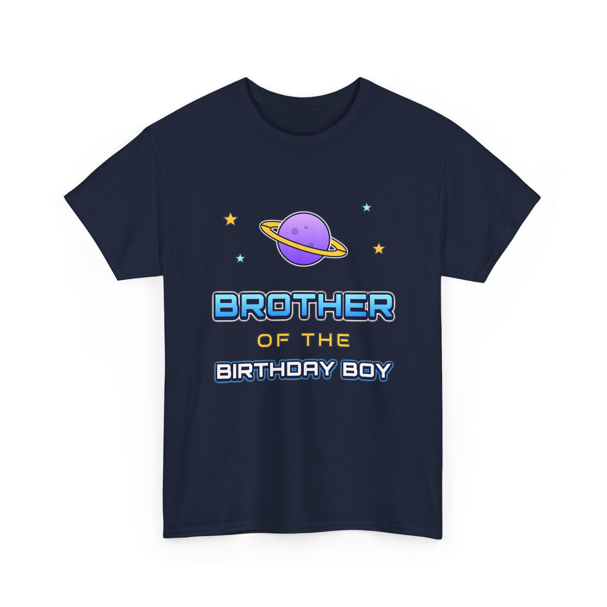 Brother of the Birthday Boy Space birthday shirt – Gildan tee by Happywear