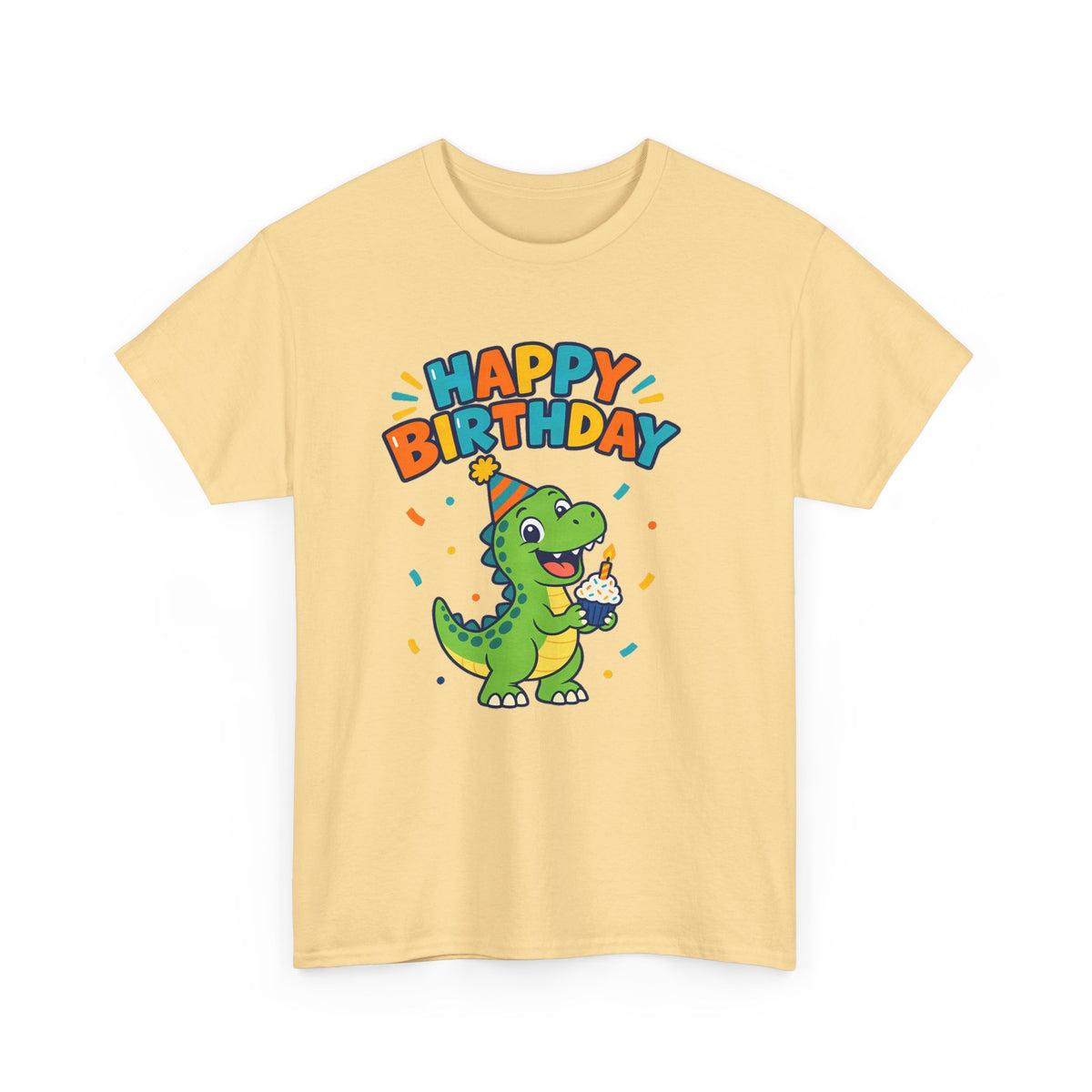 Dinosaur Party Happy Birthday Tee
