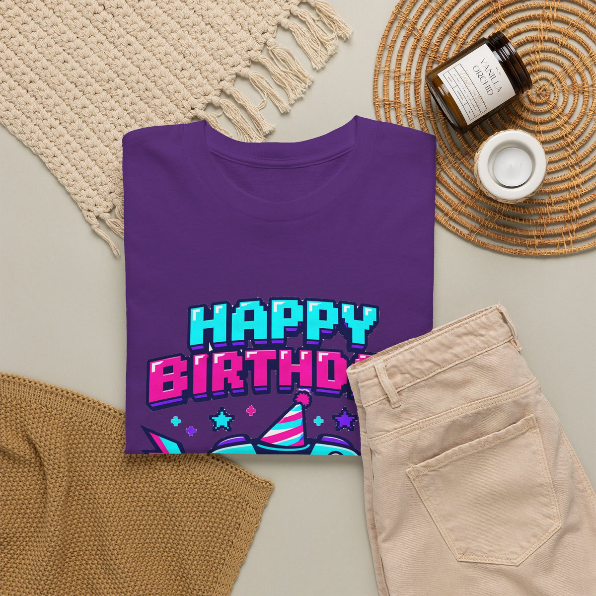 Personalized Gamer Level Up Birthday Shirt – Add Name & Age