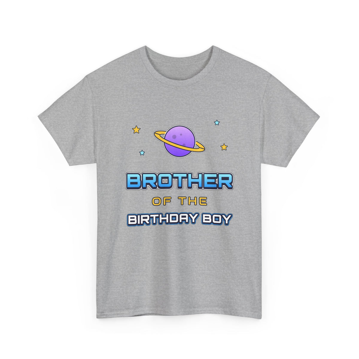 Brother of the Birthday Boy Space birthday shirt – Gildan tee by Happywear
