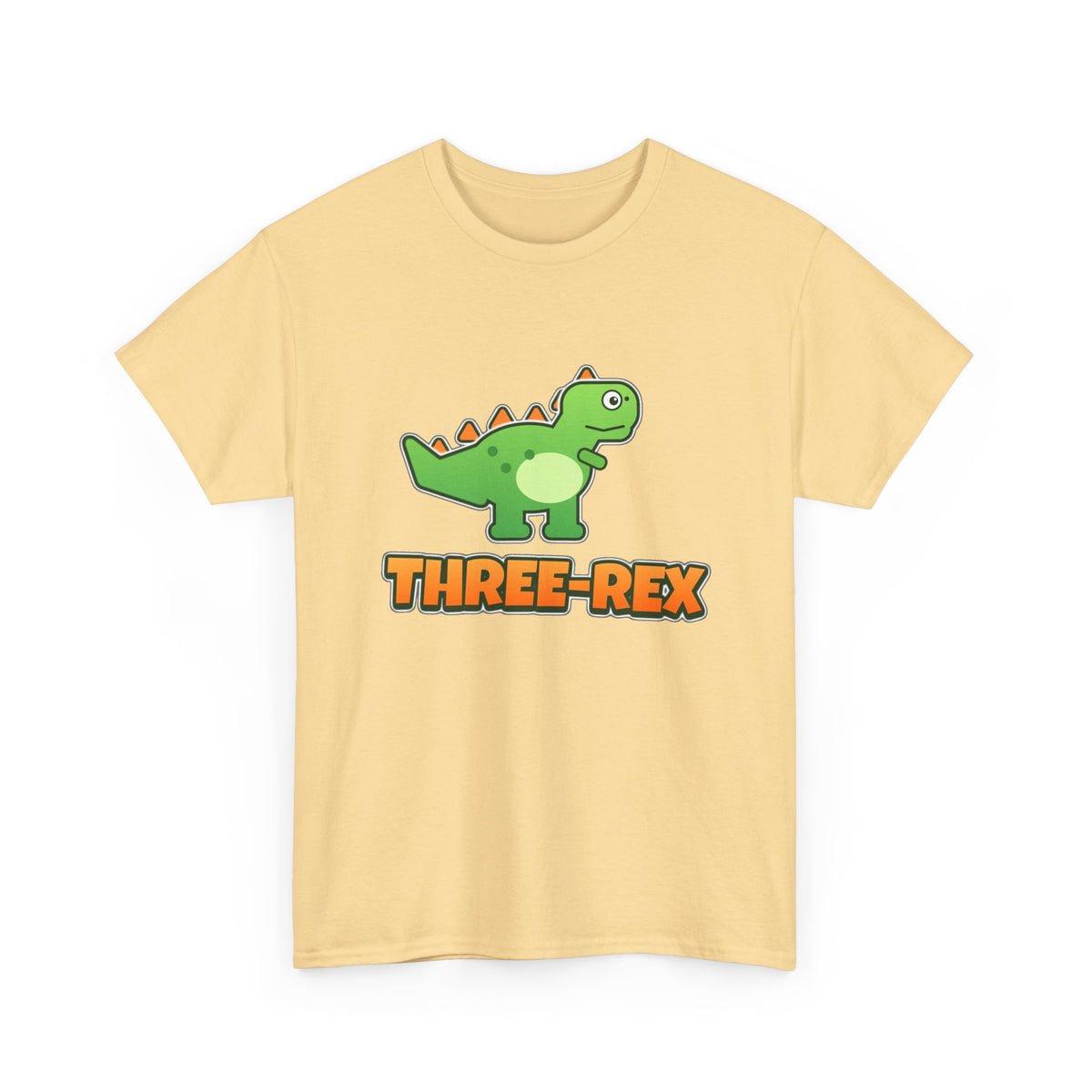 Three-Rex Dino 3rd Birthday shirt – Gildan tee by Happywear