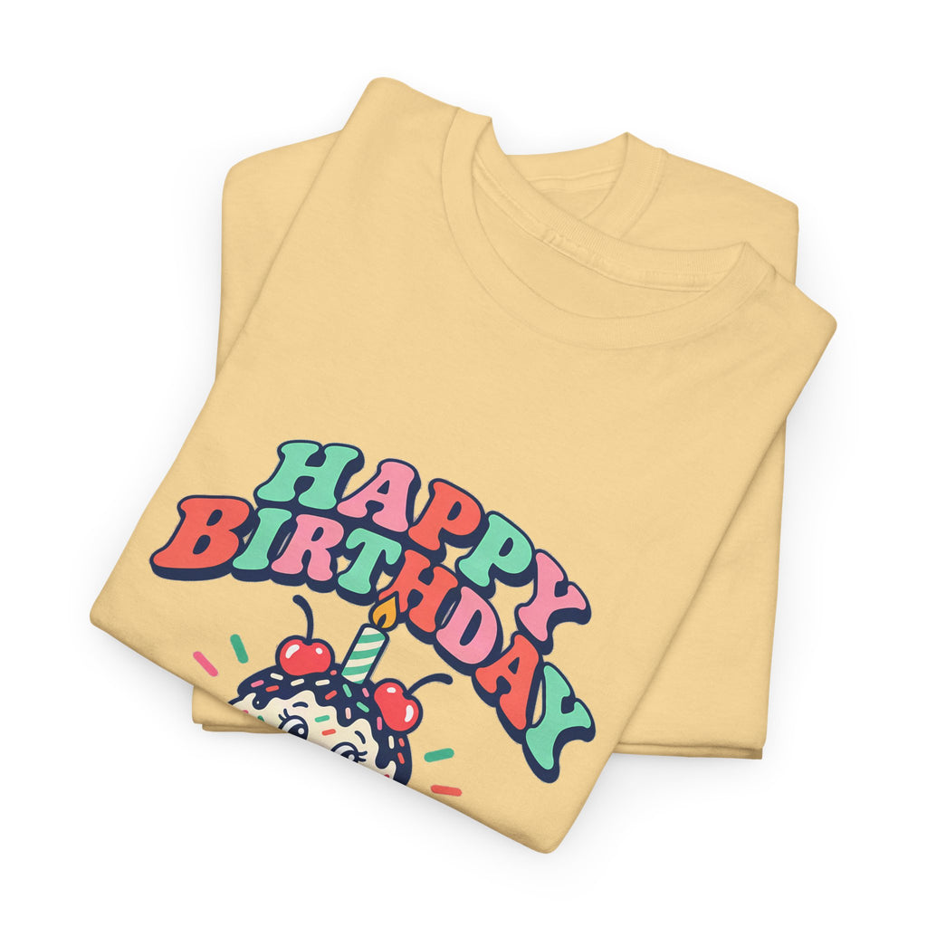 Ice Cream Happy Birthday Tee
