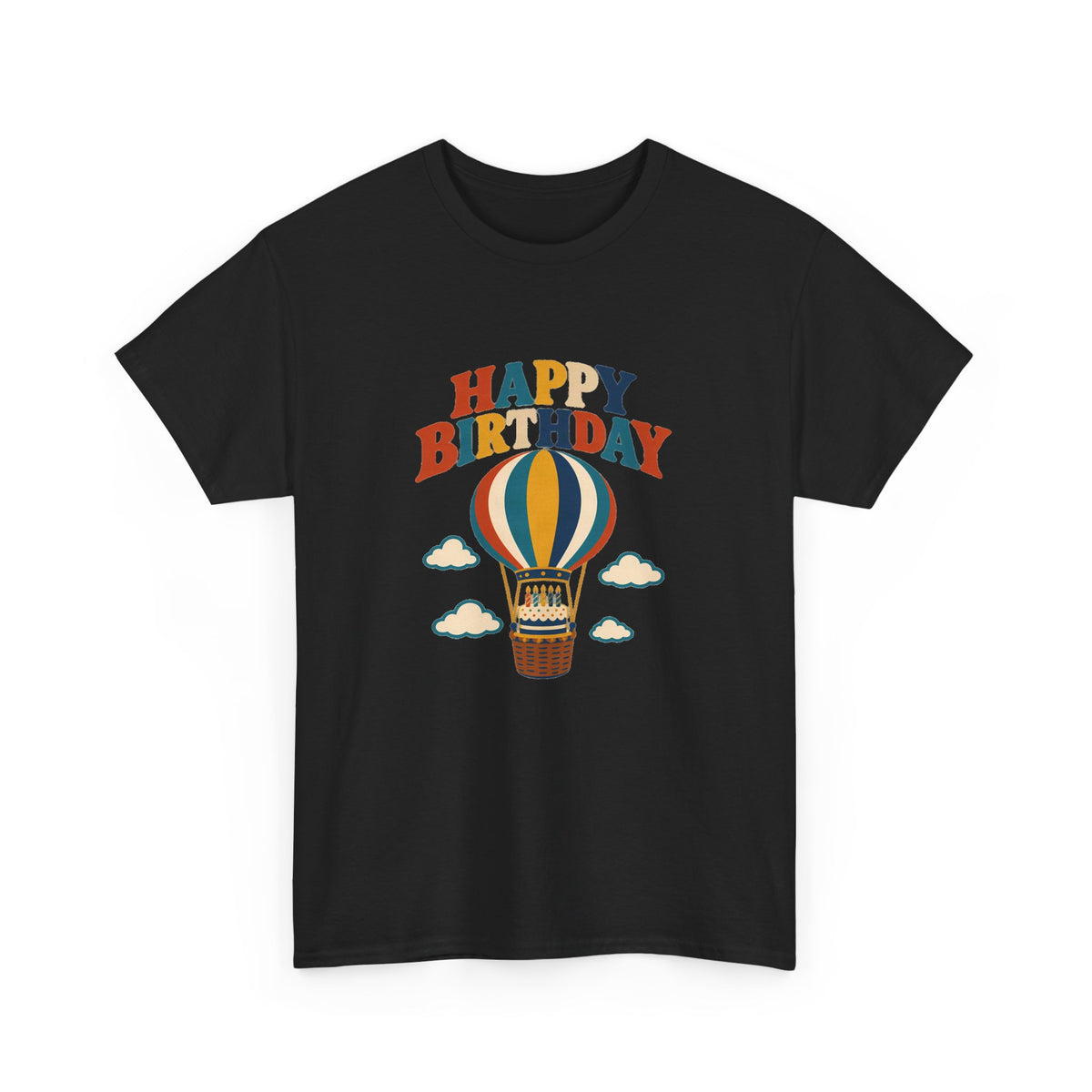 Hot Air Balloon Happy Birthday Tee