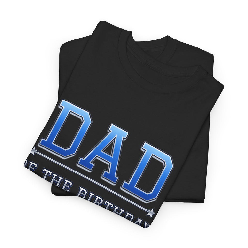 Dad of the Birthday Boy Varsity birthday shirt – Gildan tee by Happywear