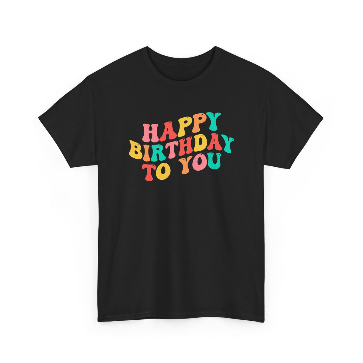 Retro Happy Birthday To You birthday shirt – Gildan tee by Happywear