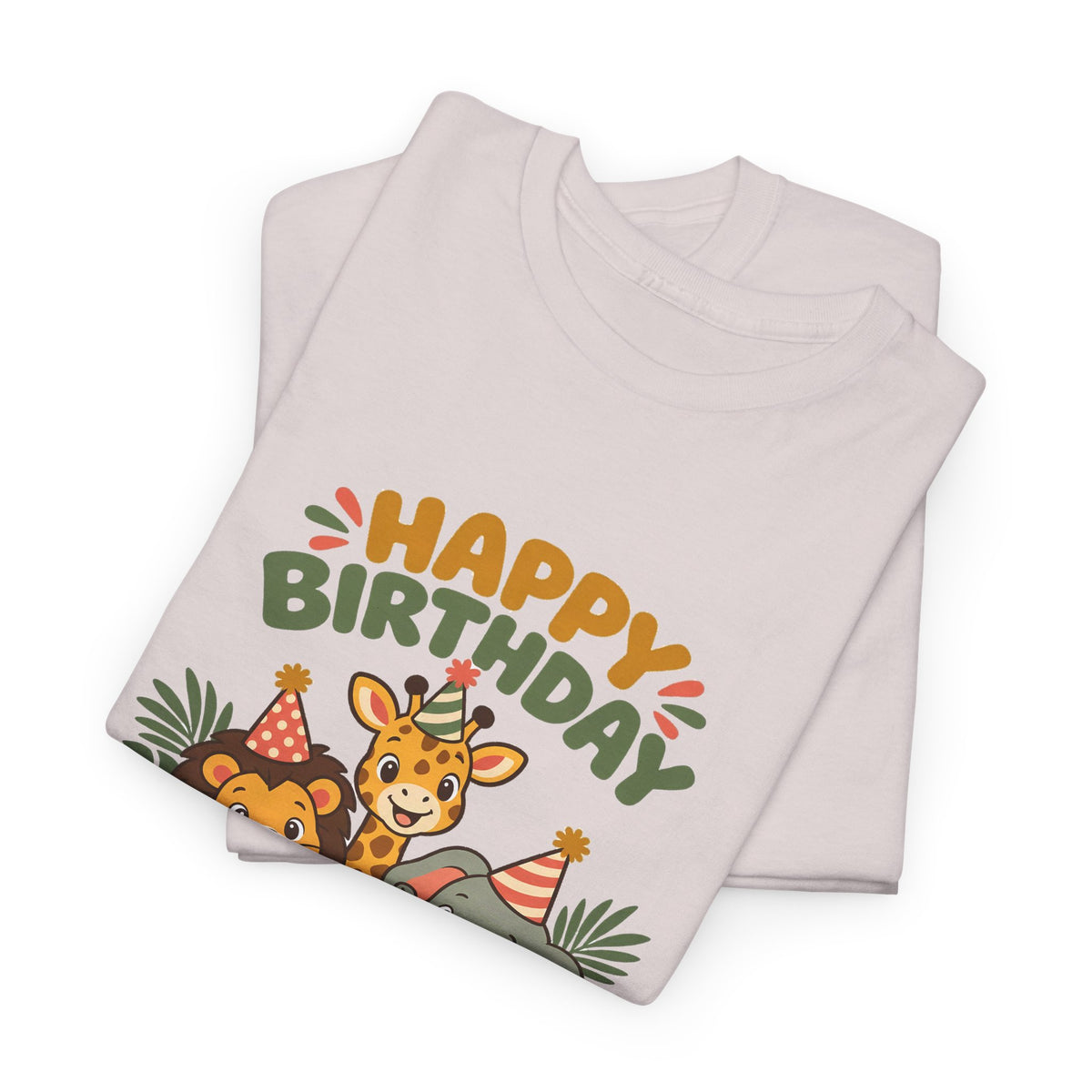 Personalized Safari Friends Birthday Shirt – Add Name & Age