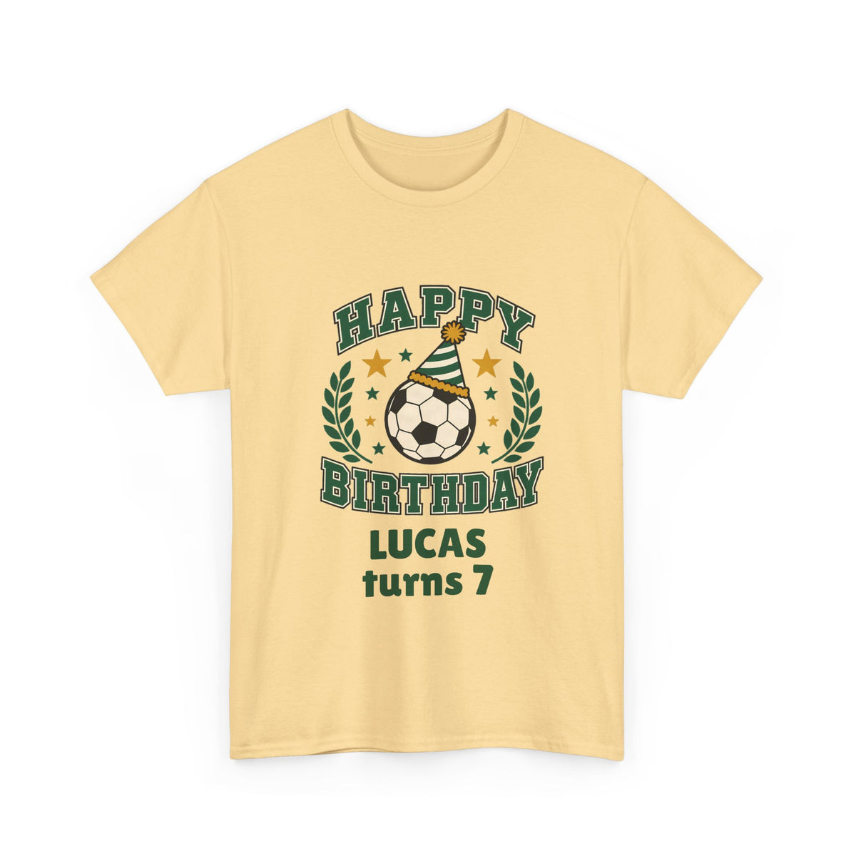 Personalized Soccer Birthday Shirt – Add Name & Age