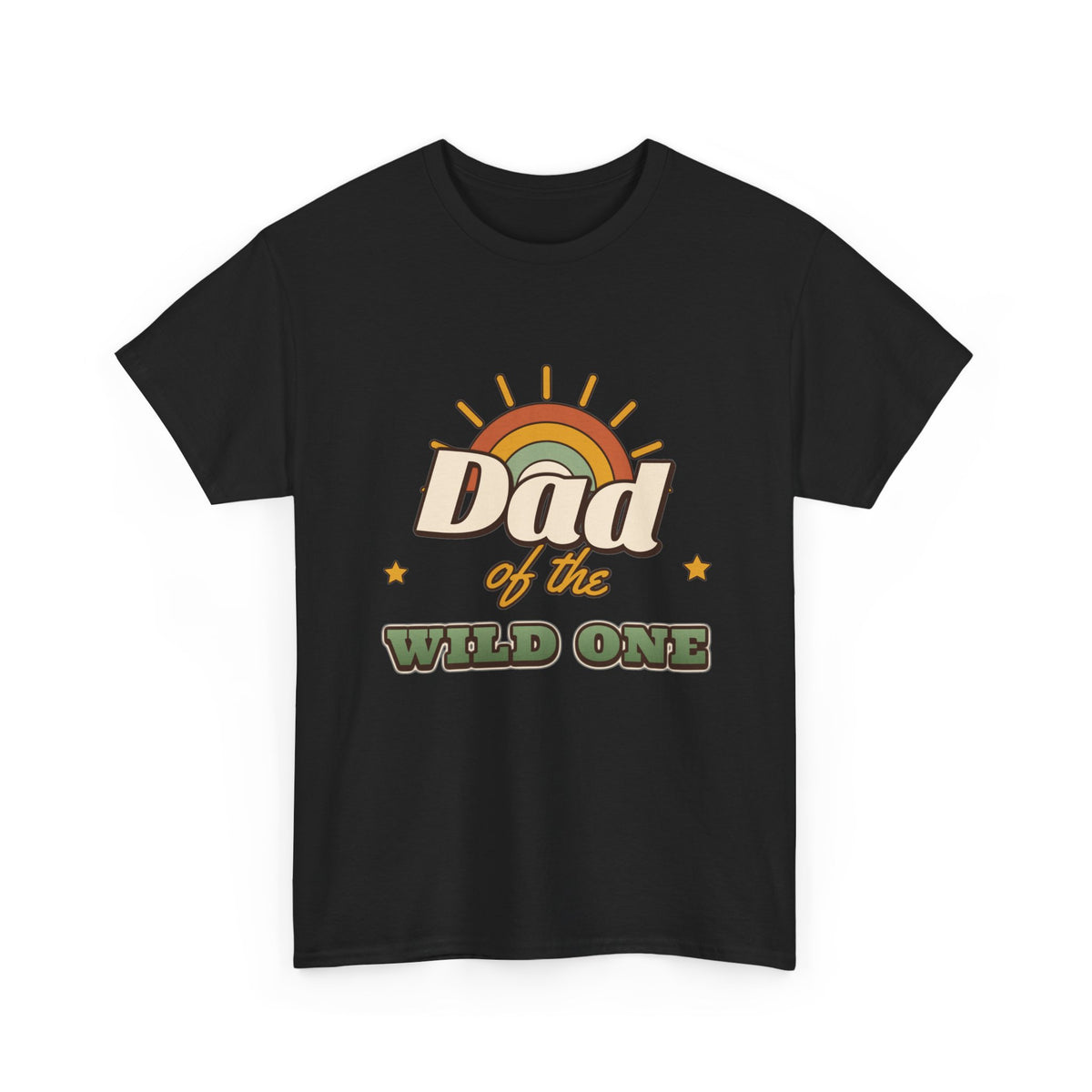 Dad of the Wild One birthday shirt – Gildan tee by Happywear
