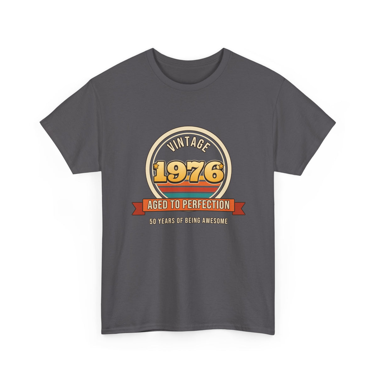Vintage 1976 Aged to Perfection 50th Birthday shirt – Gildan tee by Happywear