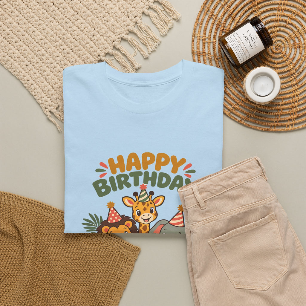 Personalized Safari Friends Birthday Shirt – Add Name & Age