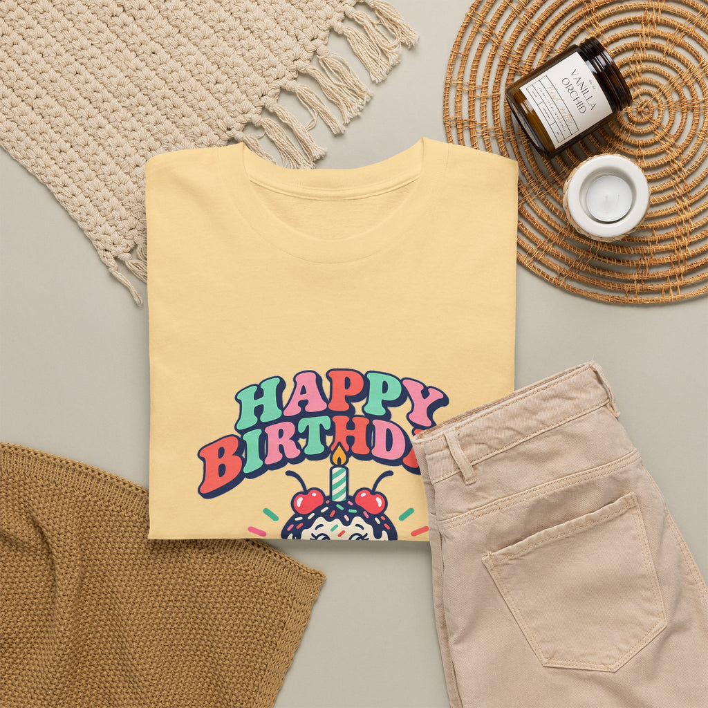 Ice Cream Happy Birthday Tee