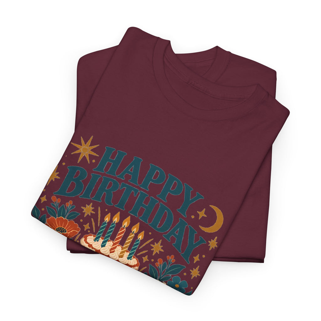 Book Lover Happy Birthday Tee