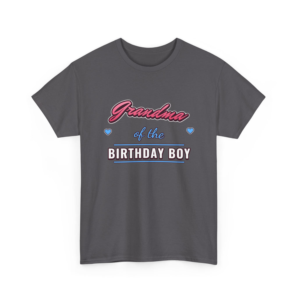 Grandma of the Birthday Boy birthday shirt – Gildan tee by Happywear