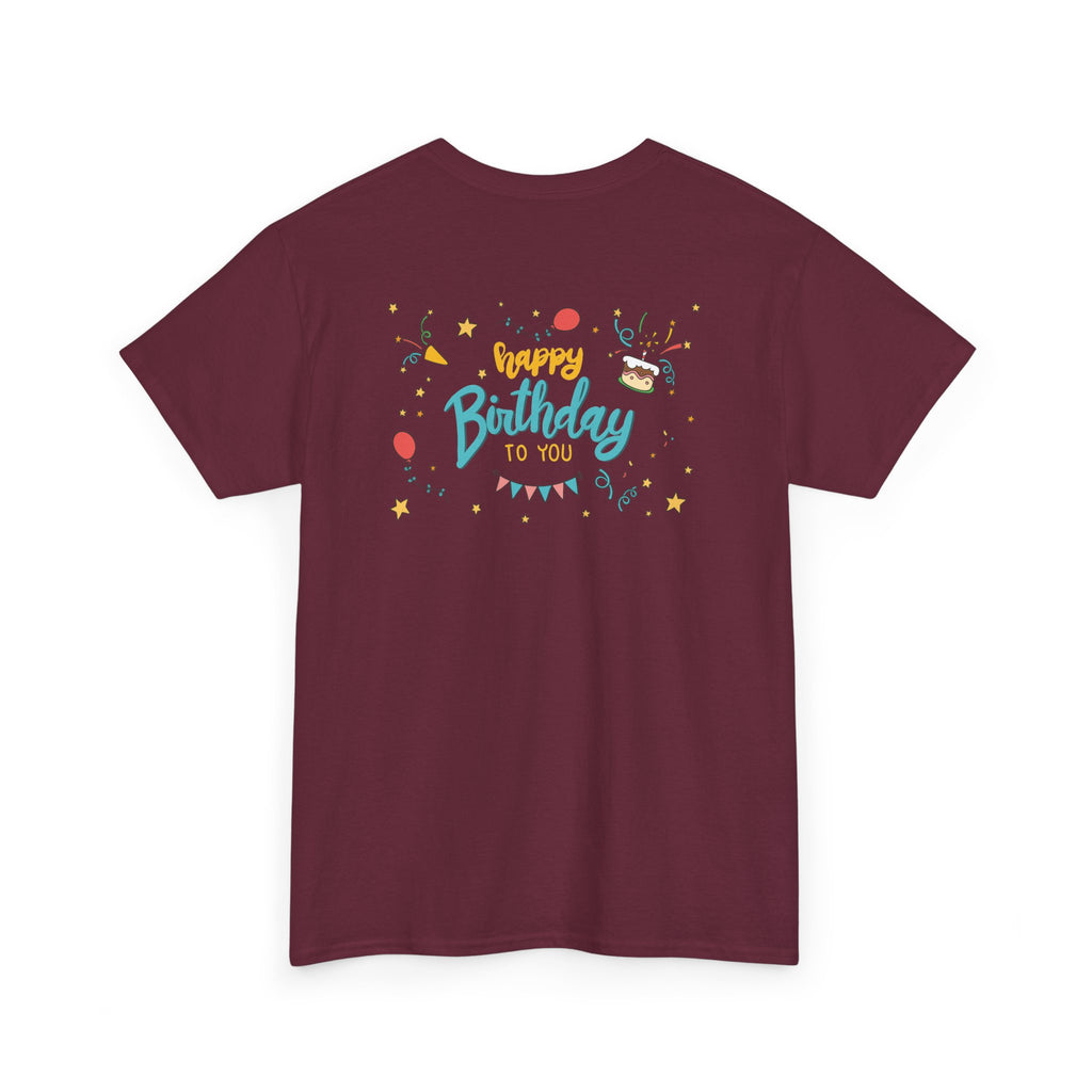 Happy Birthday To You Confetti birthday shirt – Gildan tee by Happywear