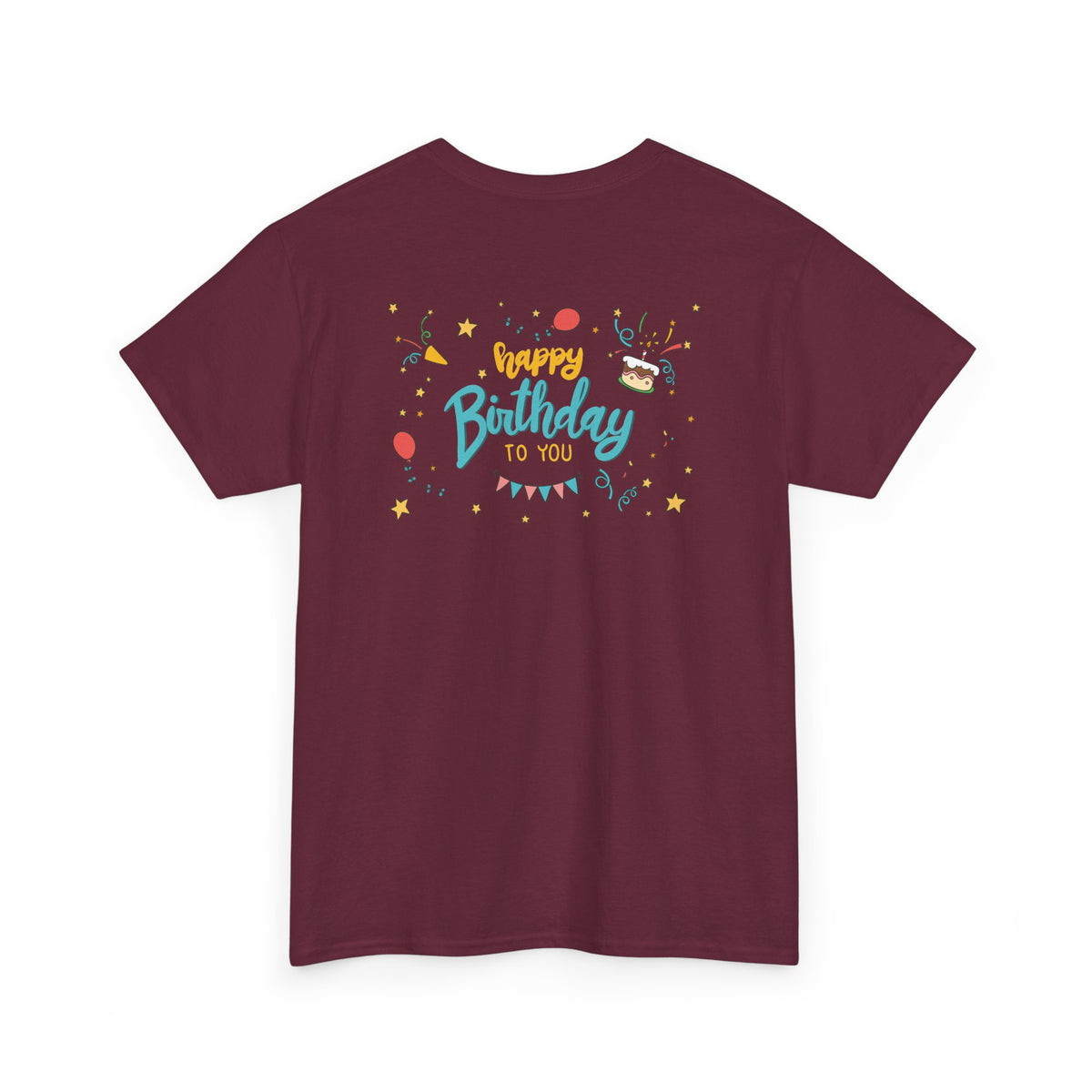 Happy Birthday To You Confetti birthday shirt – Gildan tee by Happywear