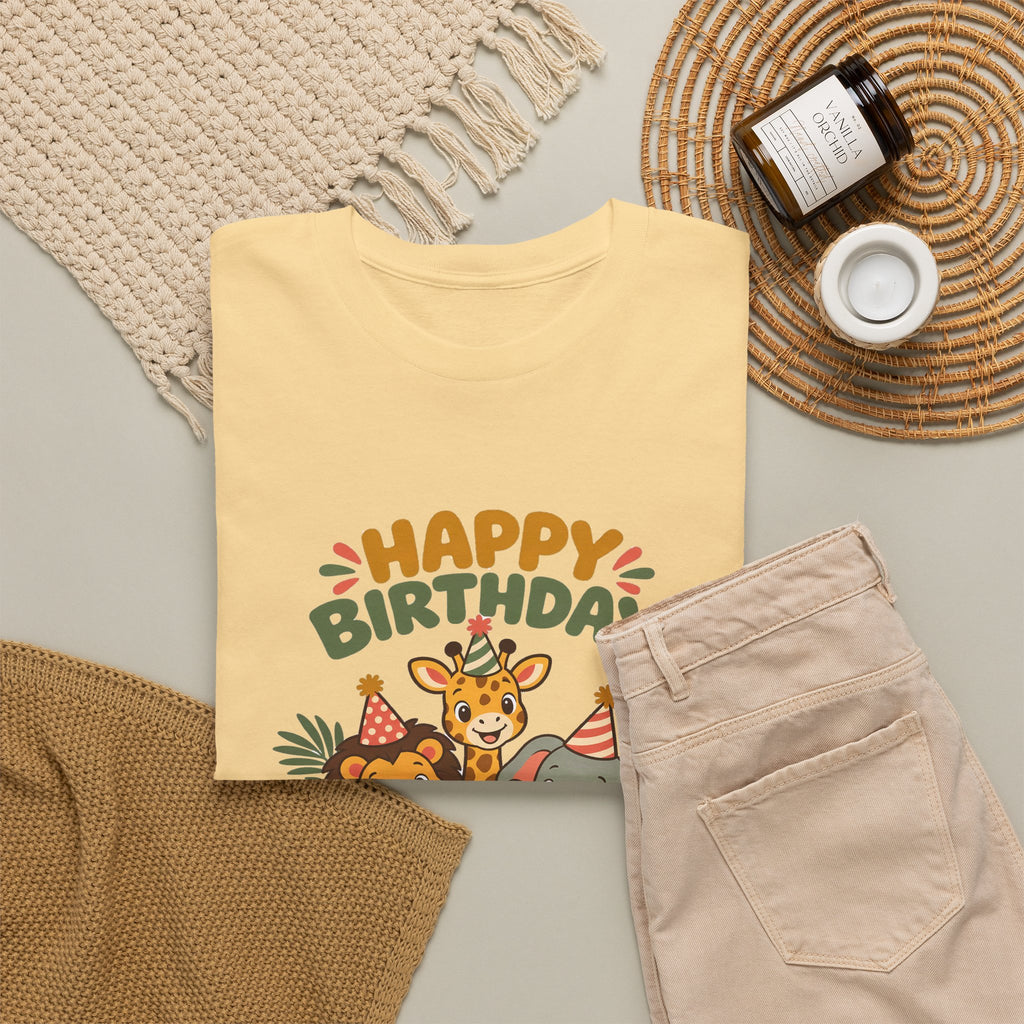 Personalized Safari Friends Birthday Shirt – Add Name & Age