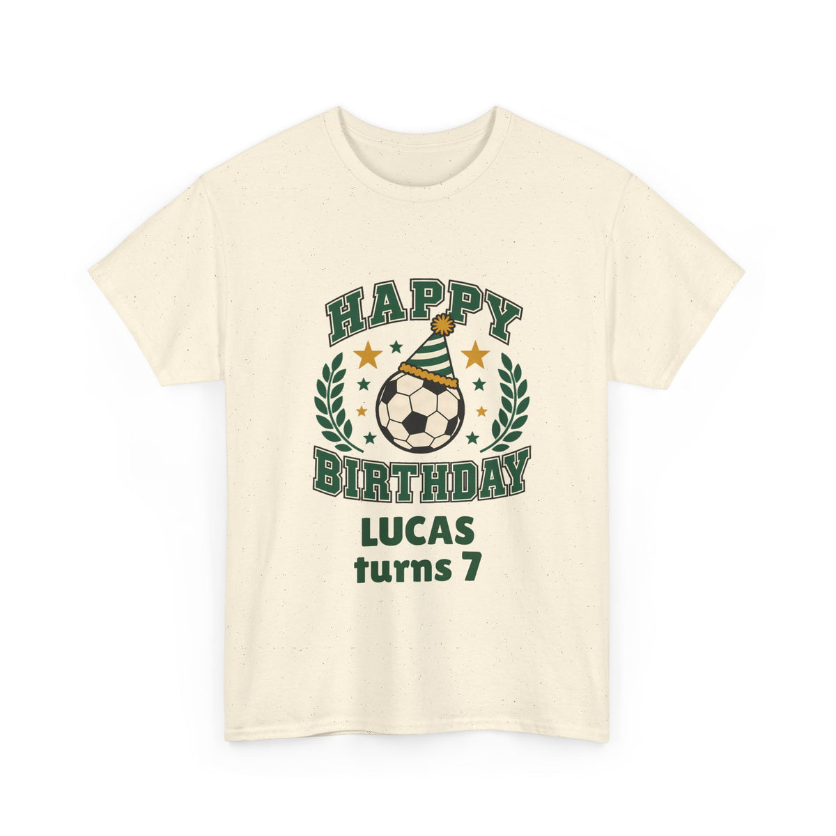 Personalized Soccer Birthday Shirt – Add Name & Age