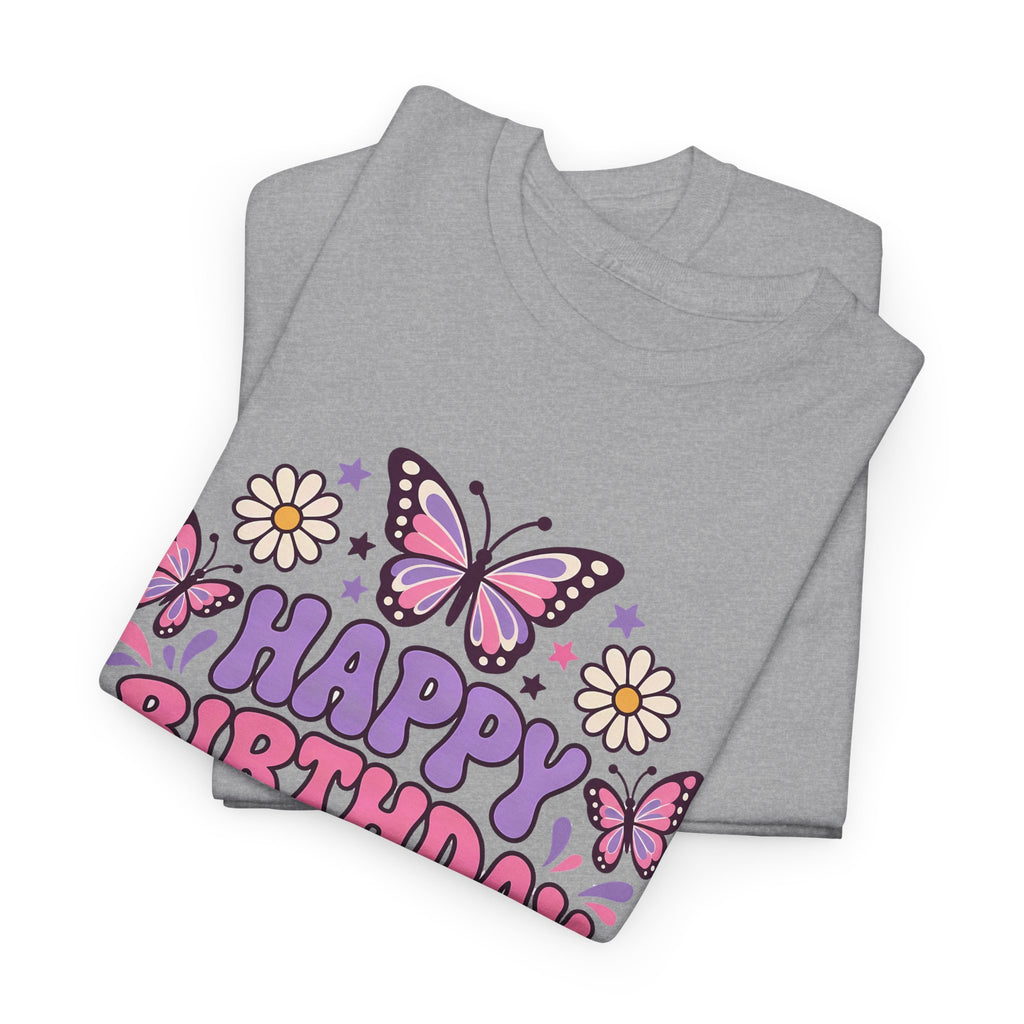 Personalized Butterfly Birthday Shirt – Add Name & Age