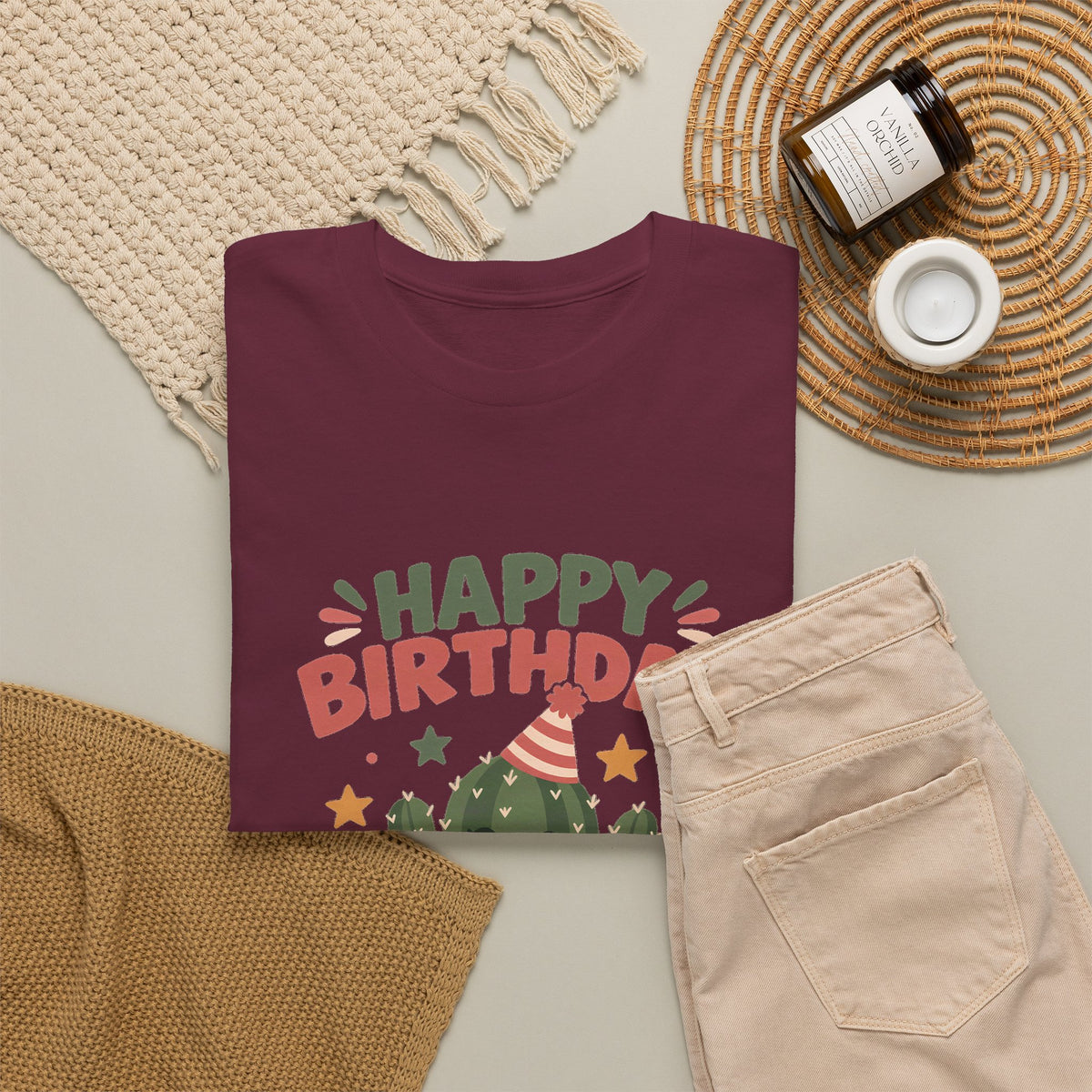 Cactus Happy Birthday Tee