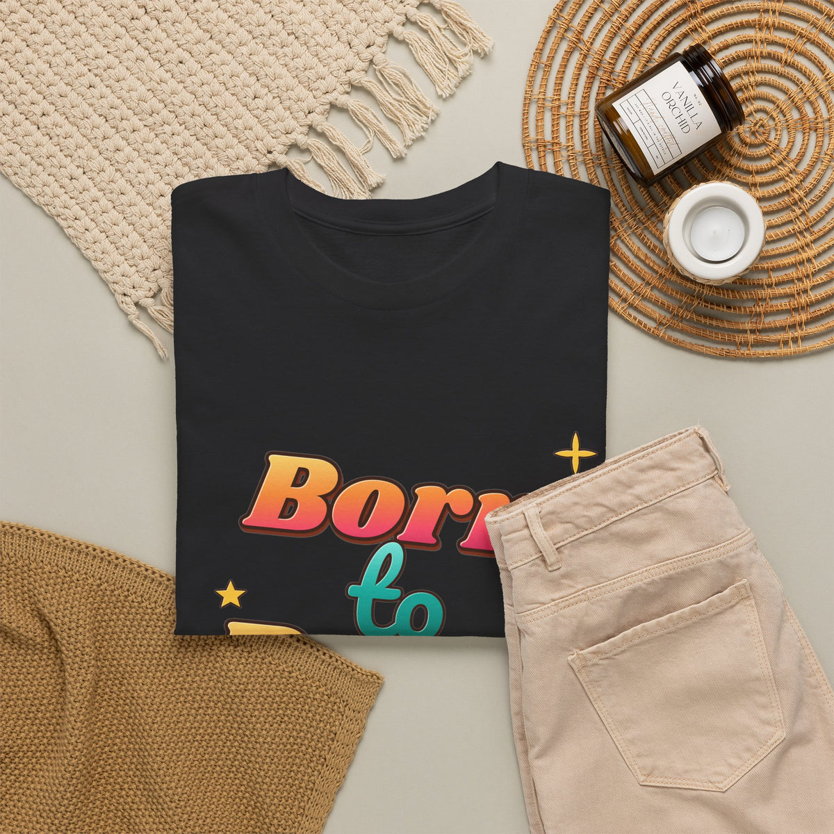 Born to Party Retro 70s Sunset birthday shirt – Gildan tee by Happywear