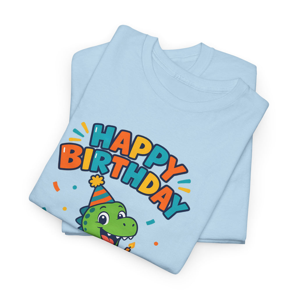 Personalized Dinosaur Birthday Shirt – Add Name & Age