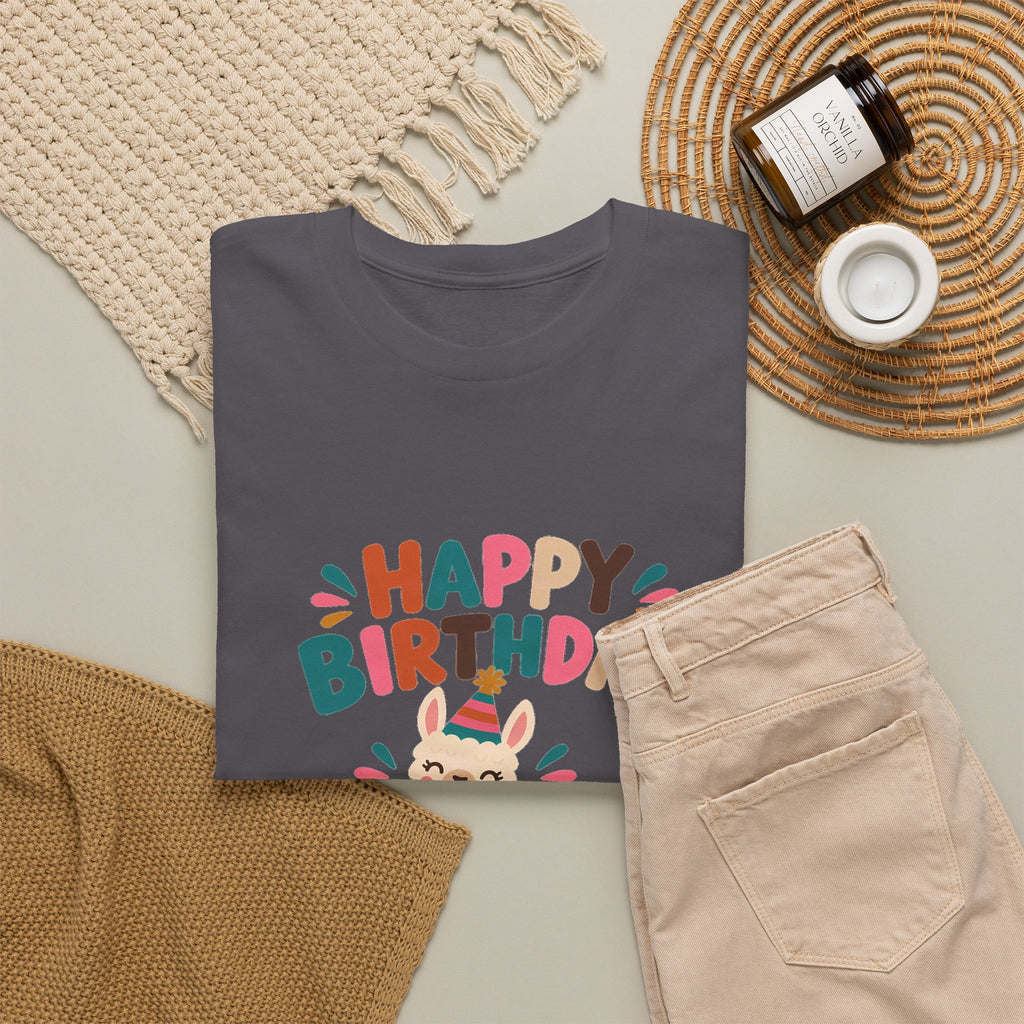 Llama Happy Birthday Tee