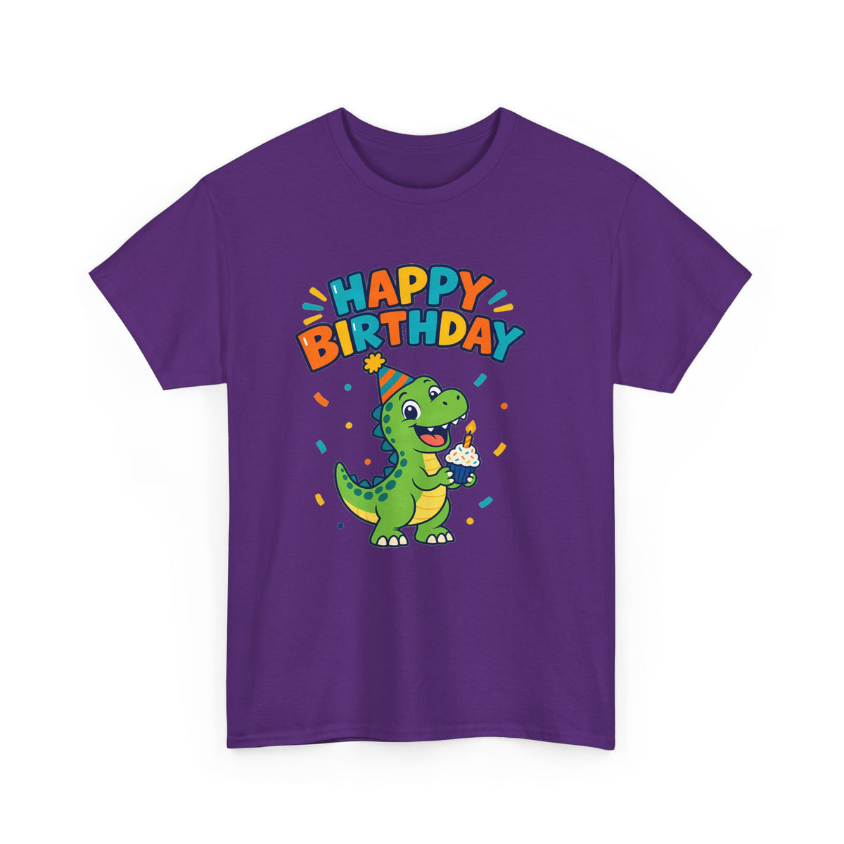 Dinosaur Party Happy Birthday Tee