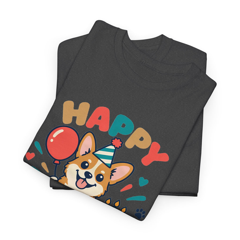 Corgi Happy Birthday Tee