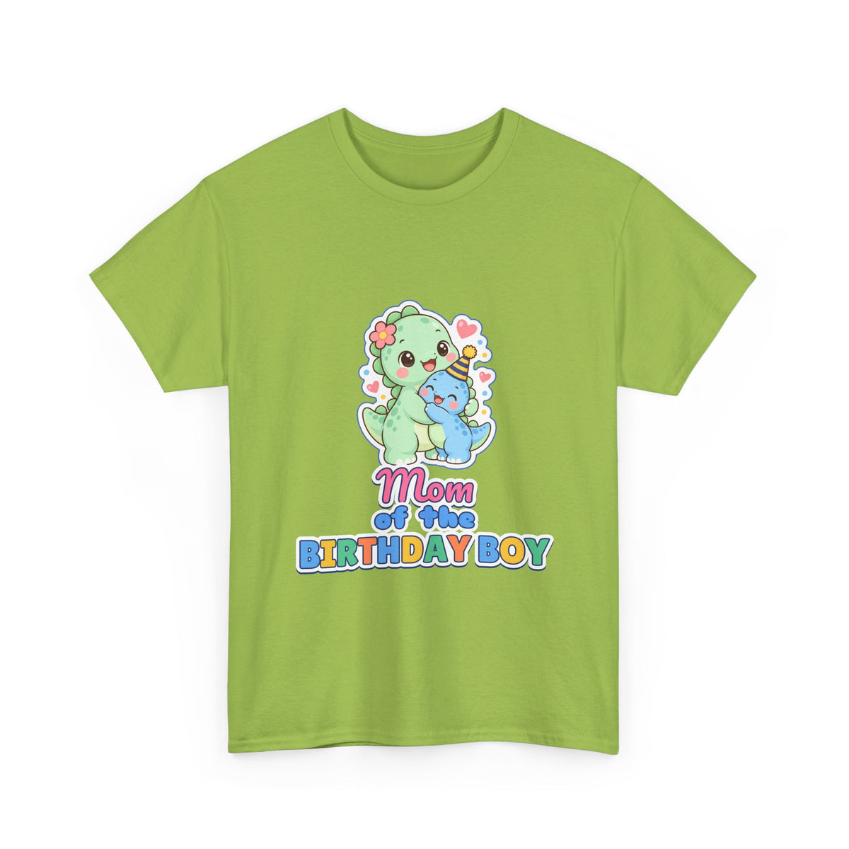 Mom of the Birthday Boy Dino birthday shirt – Gildan tee by Happywear