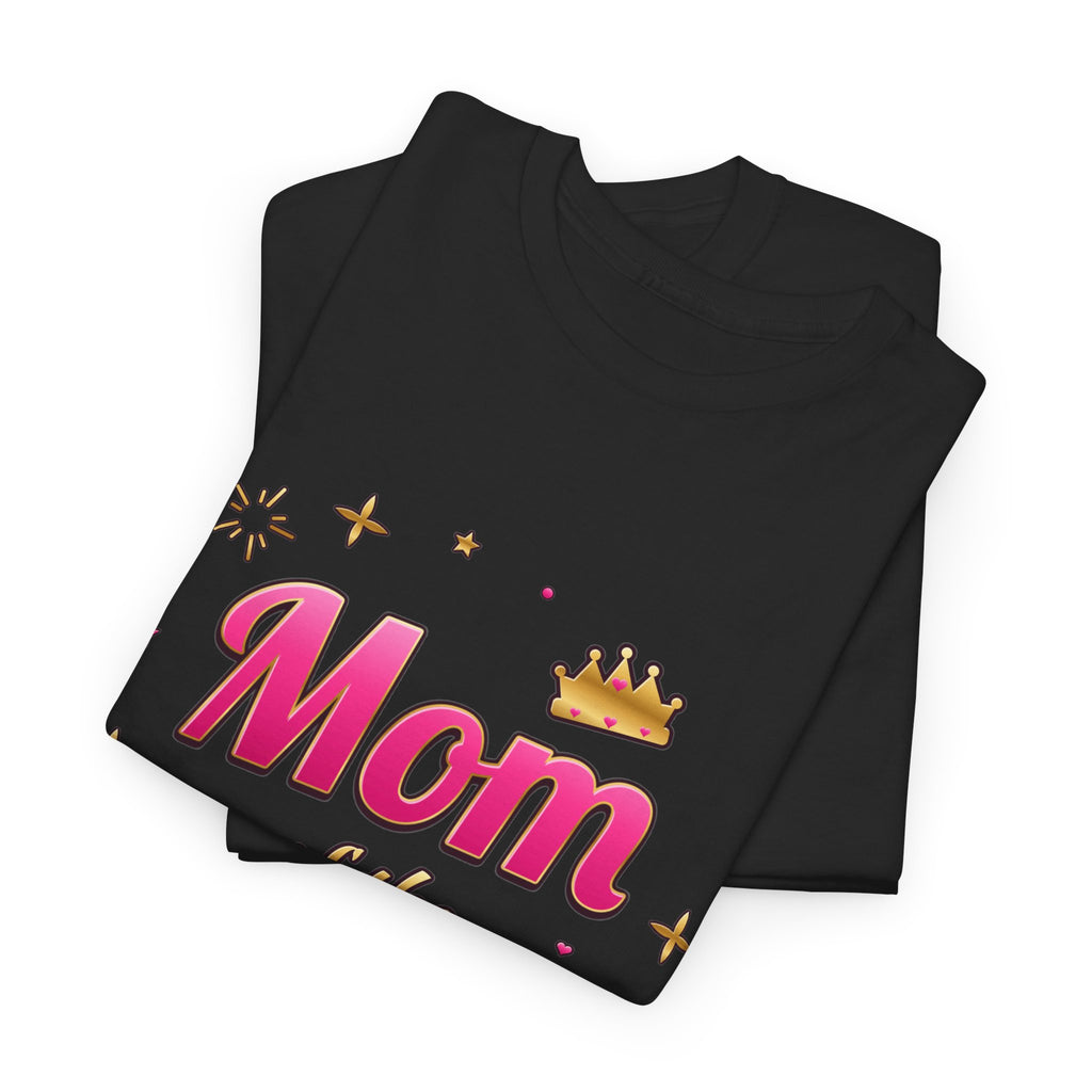 Mom of the Birthday Girl Pink & Gold birthday shirt – Gildan tee by Happywear