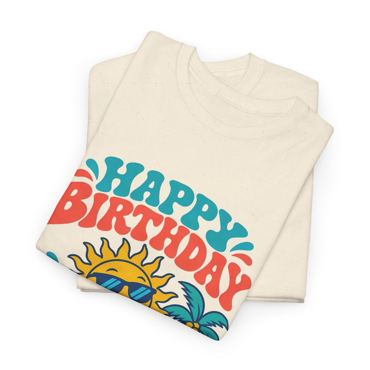 Surf Sun Happy Birthday Tee
