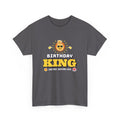 Birthday King Cake First Questions Later Funny Birthday shirt – Gildan tee by Happywear