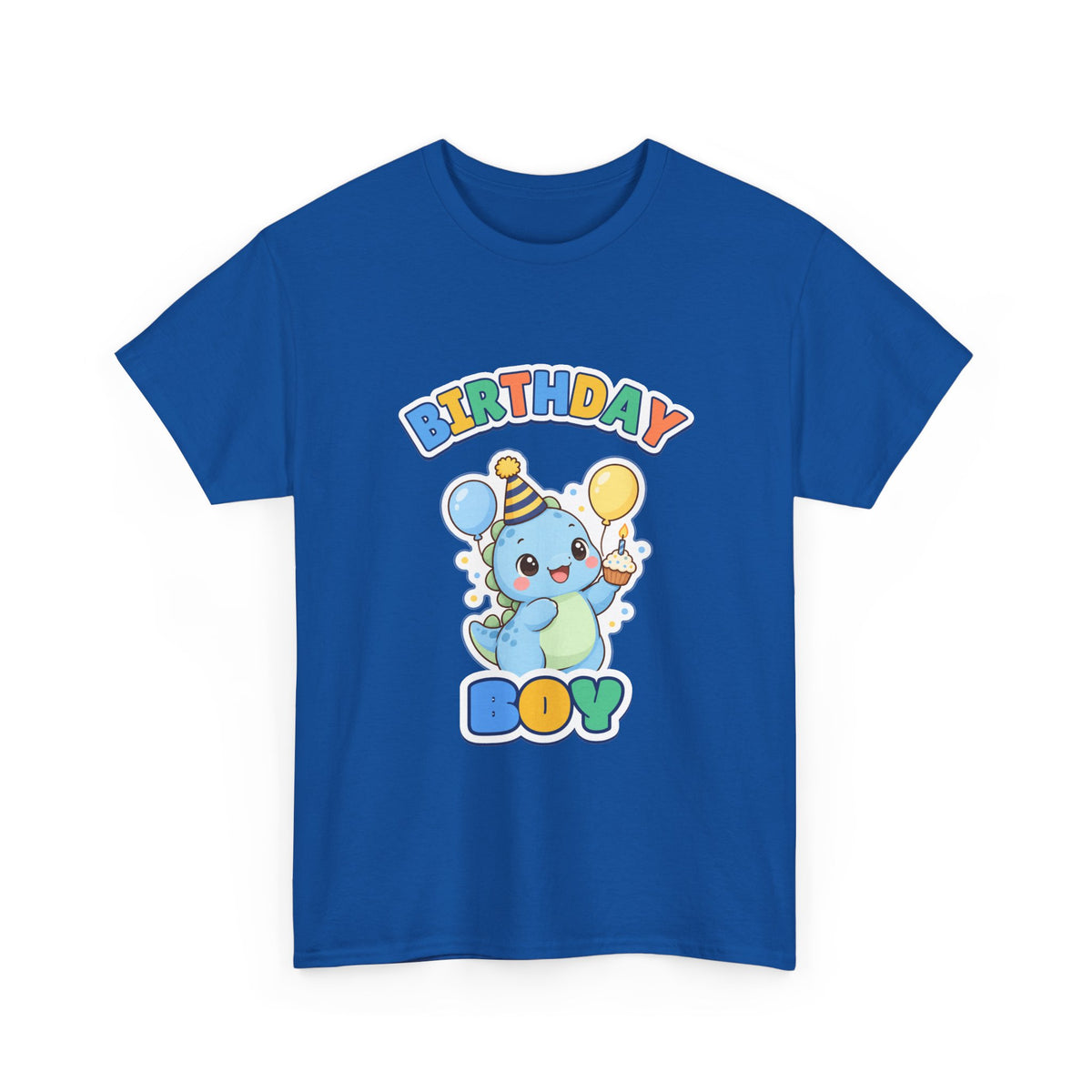 Birthday Boy Dino birthday shirt – Gildan tee by Happywear