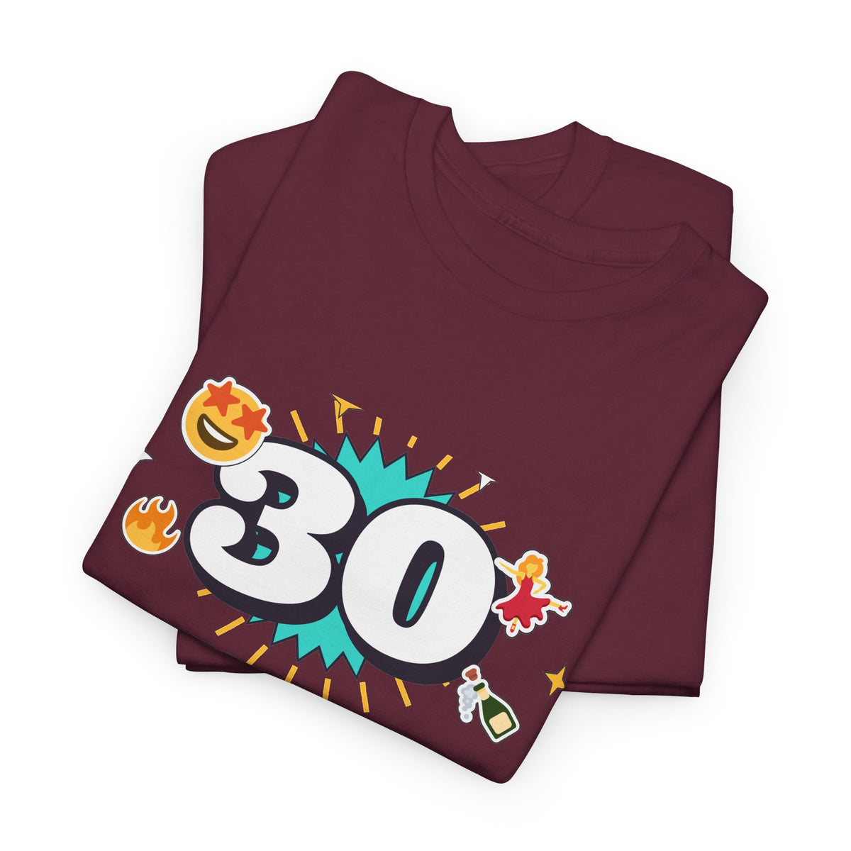30 and Thriving Mostly Funny 30th Birthday shirt – Gildan tee by Happywear