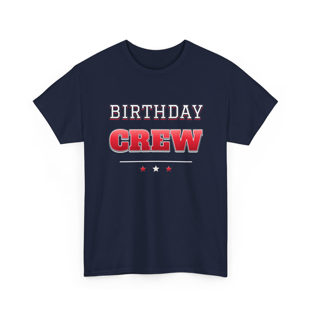 Birthday Crew Varsity Red & White birthday shirt – Gildan tee by Happywear
