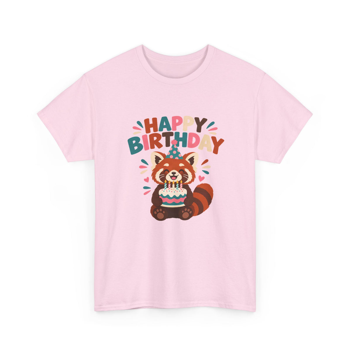 Red Panda Happy Birthday Tee