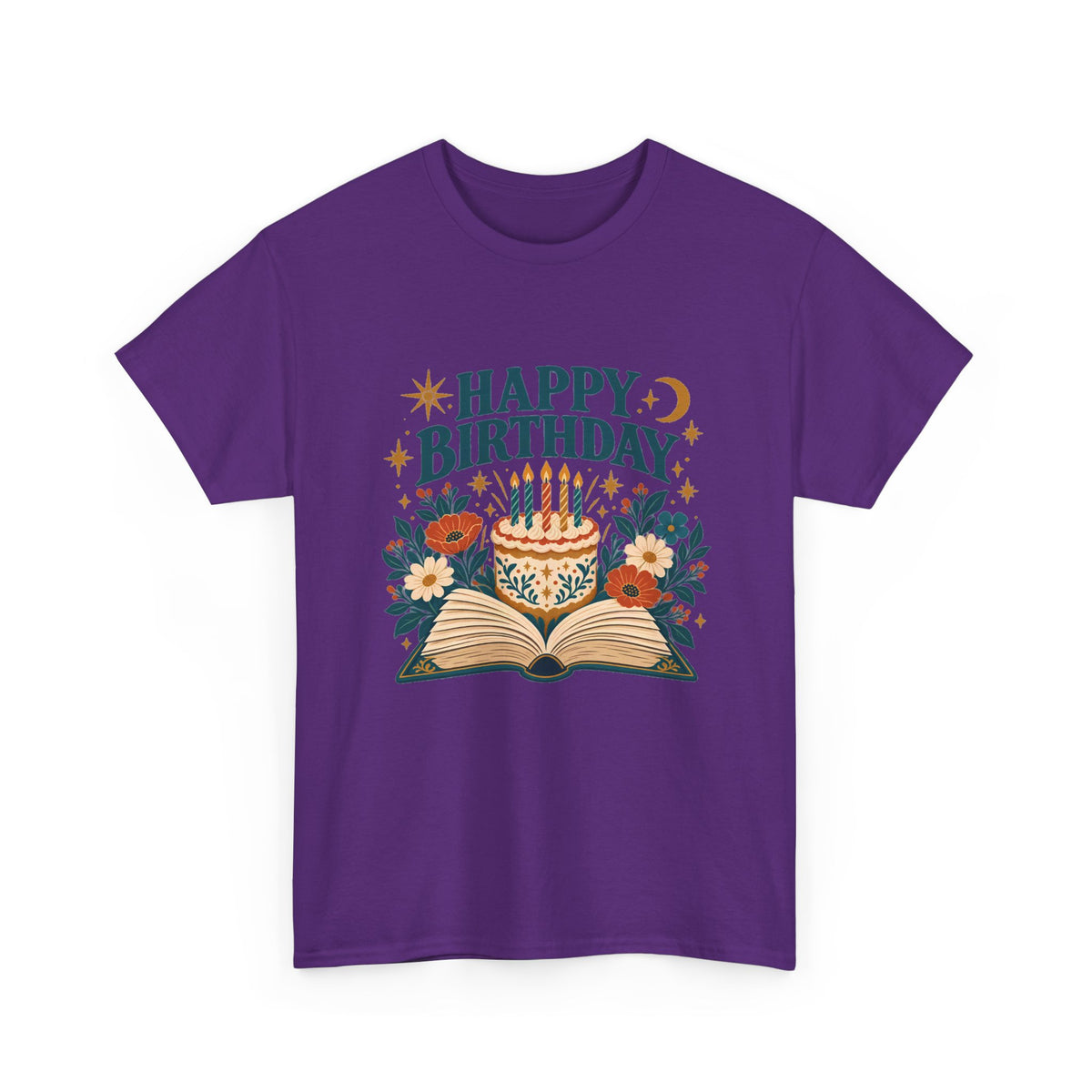 Book Lover Happy Birthday Tee