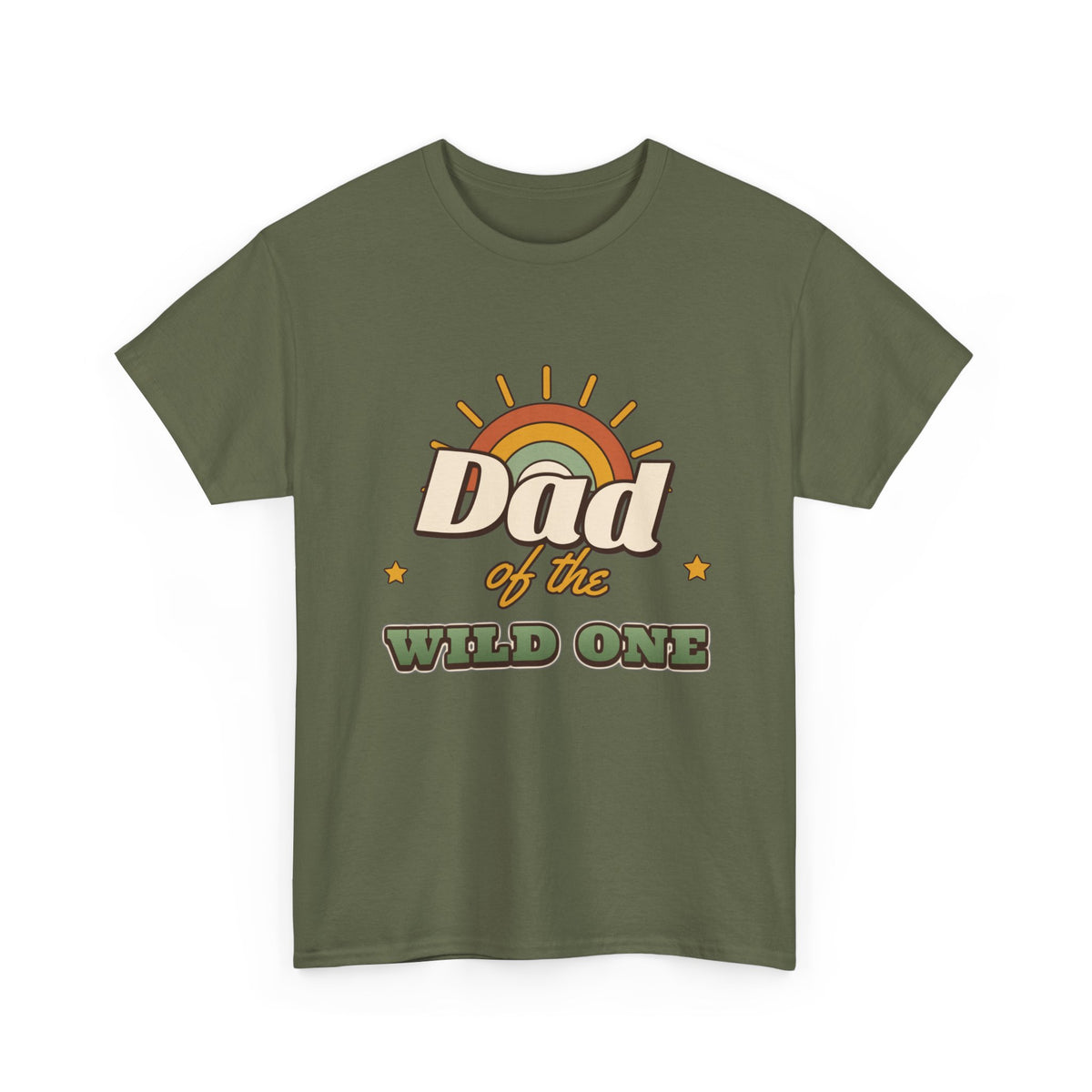 Dad of the Wild One birthday shirt – Gildan tee by Happywear