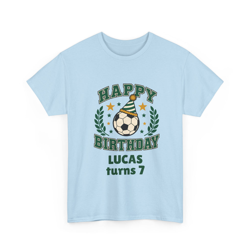 Personalized Soccer Birthday Shirt – Add Name & Age
