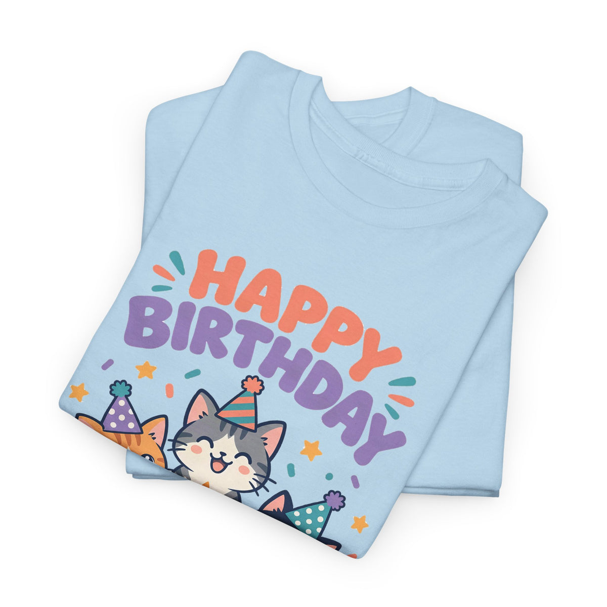 Personalized Party Kittens Birthday Shirt – Add Name & Age