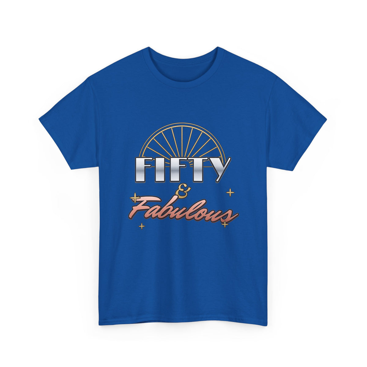 Fifty & Fabulous Birthday shirt – Gildan tee by Happywear