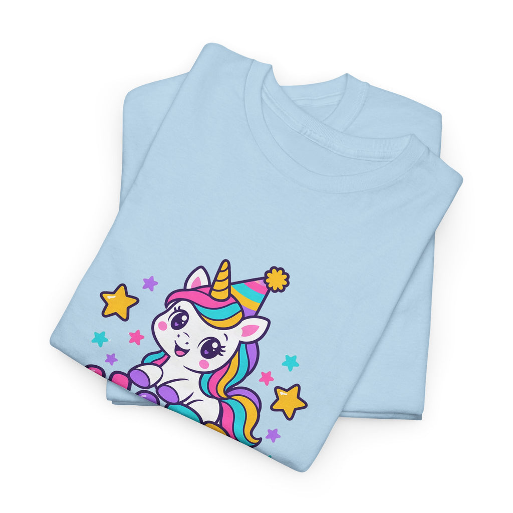 Personalized Rainbow Unicorn Birthday Shirt – Add Name & Age