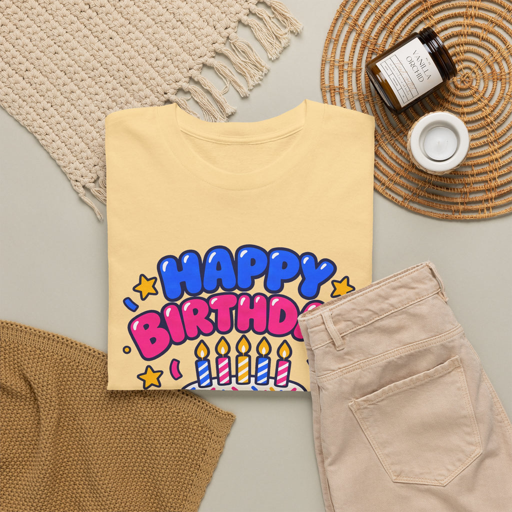 Personalized Birthday Cake Shirt – Add Name & Age