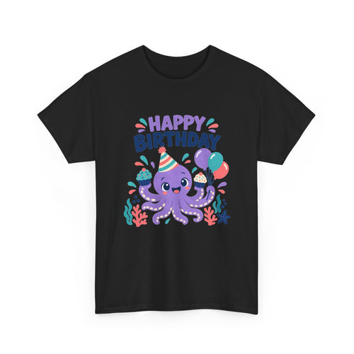 Octopus Happy Birthday Tee